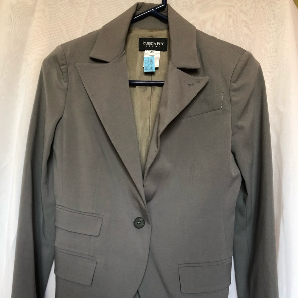 Patrizia Pepe grey blazer jacket
